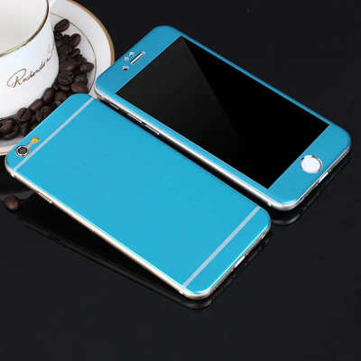 Захисне скло для iPhone 6 / 6s Front / Back Blue