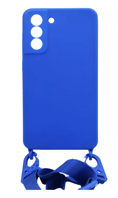 Molan Silicone Strap case for Samsung S21 FE SM-G990F Blue