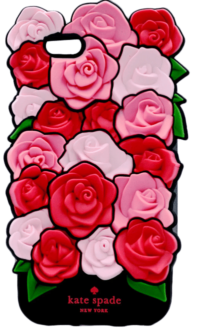 Silicone 3D Bouquet of Roses for iPhone 6 Red