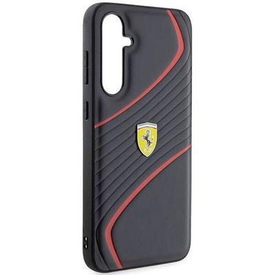 Cover Ferrari Twist Metal Logo Samsung S23 FE SM-S711B Black FEHCS23FEPTWK