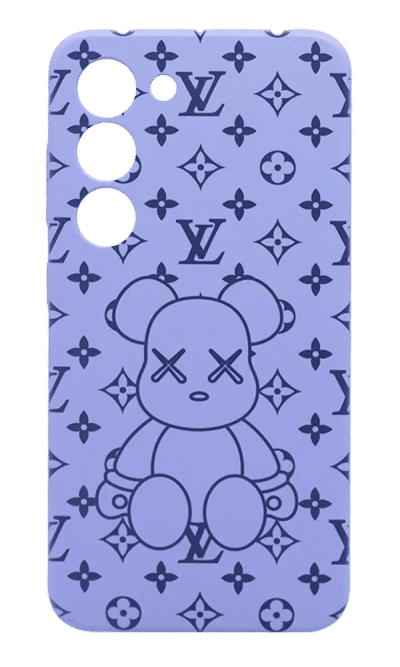 Чохол Molan Print для Samsung S23 SM-G911B Purple/Bear