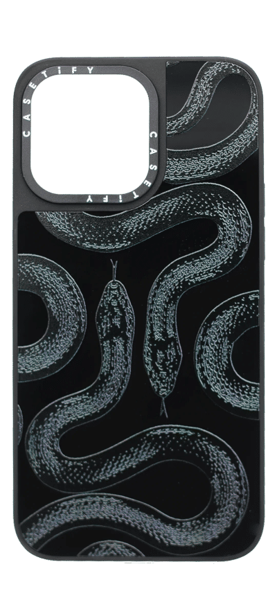 Чохол-накладка Caseti Snake для iPhone 16 Pro Black