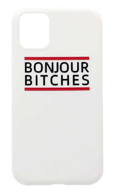 Чохол силіконовий Print Bonjour для iPhone 11 Pro White