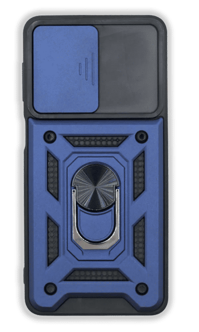 Cover Hybrid CamOff+ Ring for Samsung A14 SM-A145F Blue