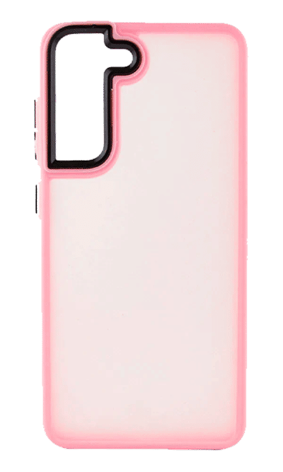 Mate Metal overlay case for Samsung S21 FE SM-G990F Pink