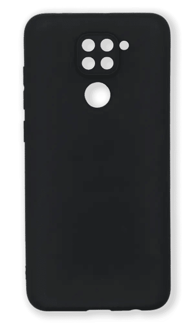 Silicone case Slim Cam for Xiaomi Redmi Note 9 / Redmi 10x Black