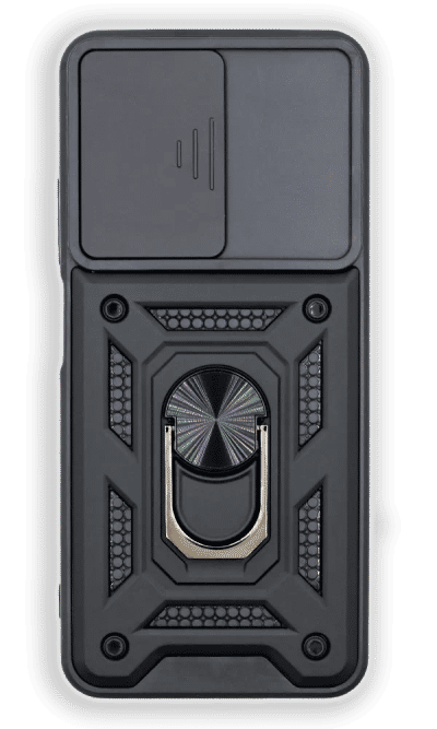 Чохол-накладка Hybrid CamOff+ Ring для Xiaomi Poco X4 Black