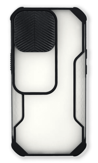 Enchanting OffCam Easy TPU case for iPhone 13 Pro Clear / Black