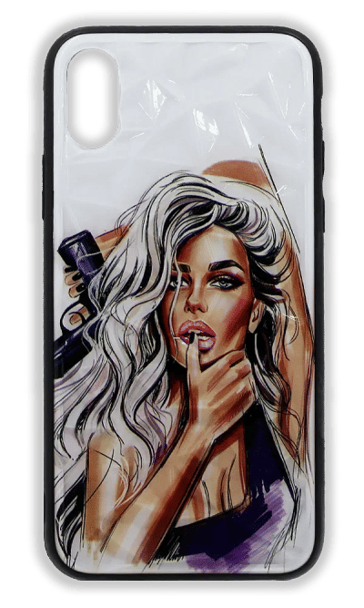 Чохол-накладка Prisma Ladies для iPhone X / XS Purple