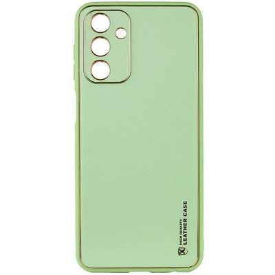 HQ Leather Case for Samsung S24 / S25 Light Green