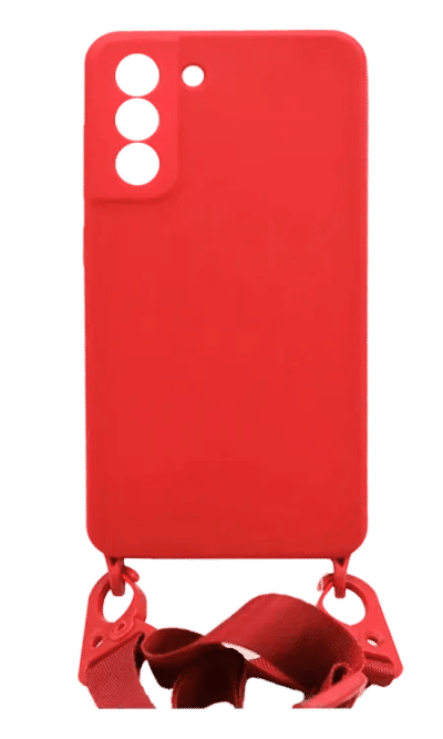Molan Silicone Strap case for Samsung S20 FE SM-G780F Red