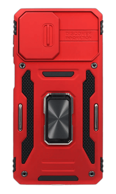 Cover Hybrid CamOff+ Army Ring for Samsung M53 5G SM-M536B Red