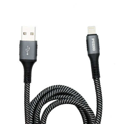 Cable 1m Puzoo Jazz series cable Lightning Black