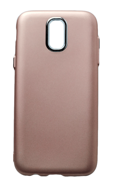 Silicone Metallic Protected Neckline Samsung J3 2017 SM-J330F Rose Gold
