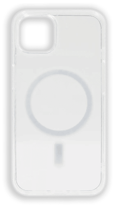 WS MagSafe overlay case for iPhone 15 Plus / 14 Plus Transparent