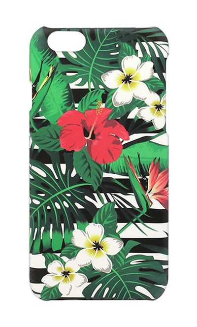 Cover-plate Flower Stripes for iPhone SE2 / 8/7 Green