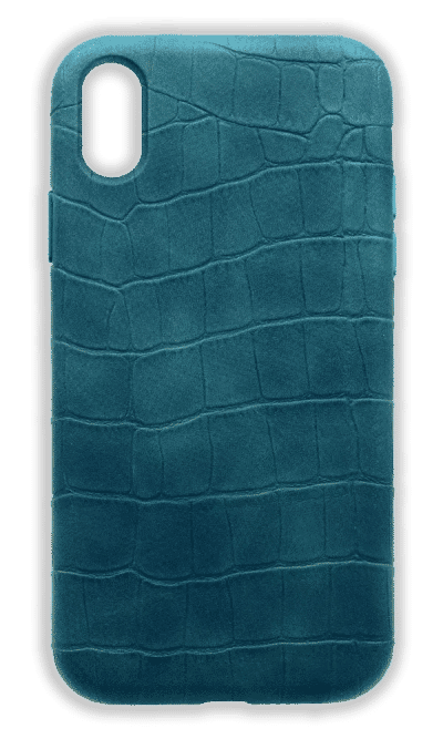 Cover Croco Soft Leather for iPhone X / XS Green