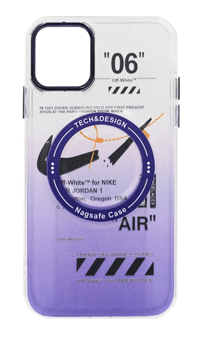 Чохол-накладка Print Air Magsafe для iPhone 11 Violet