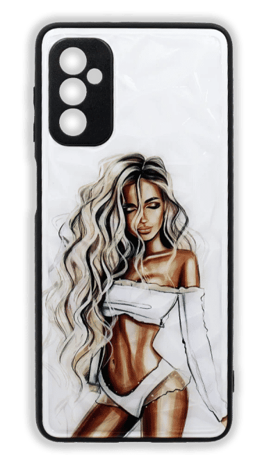 Cover Prizm Print for Samsung A32 5G SM-A326F/M52 SM-M526F Girl White