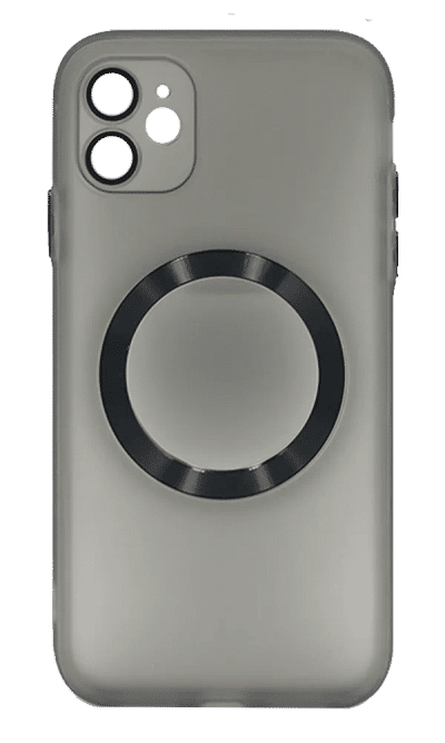 Чохол-накладка Colorfull Ring Window для iPhone 11 Black