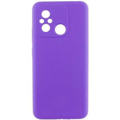 Чохол Silicone Cover для Xiaomi Redmi 12С / 11A Purple