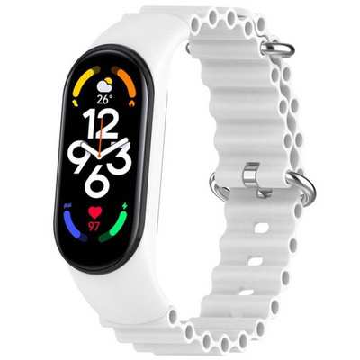 Ремінець Xiaomi Mi Band Tube 8/9/10 White