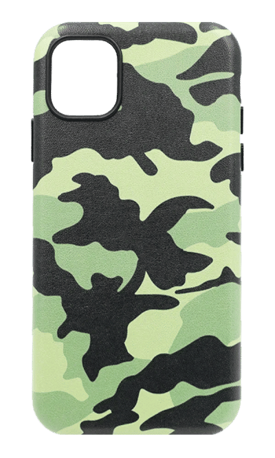 Чохол-накладка Military Leather для iPhone 11 Green