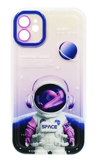 Чохол силіконовий Print NASA для iPhone 12