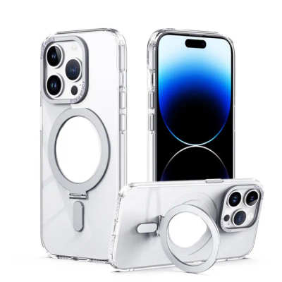 Cover Shadow Matt Magsafe-Stand for iPhone 15 Pro White