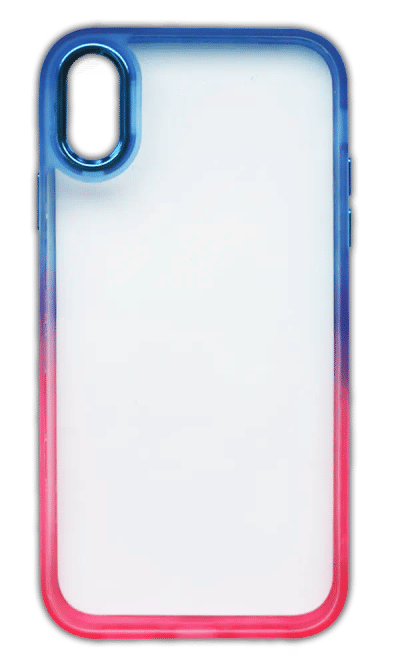 Чохол-накладка Gloss Metal Fresh для iPhone XR Blue/Pink