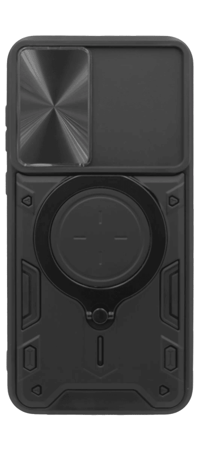 Cover Hybrid CamOff + Big Ring for Samsung A35 SM-A356B Black