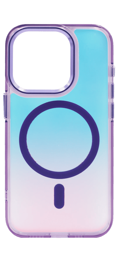 Чохол-накладка Hologram Magsafe для iPhone 16 Pro Purple