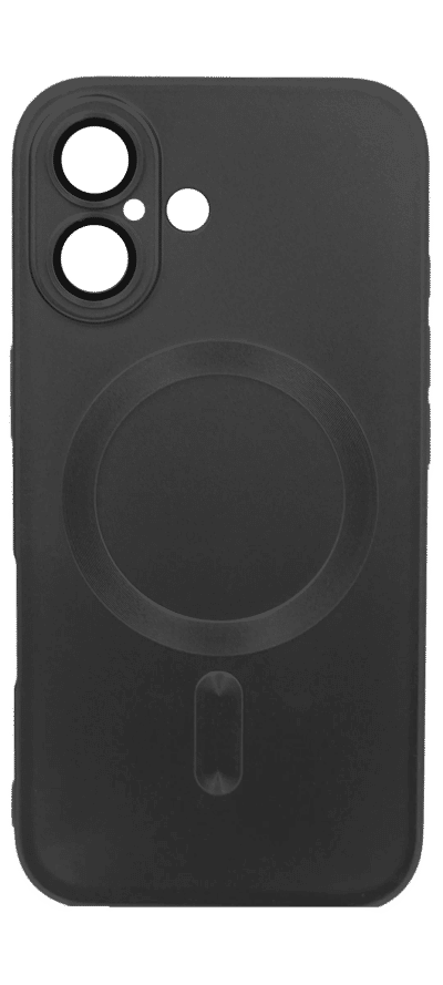 Silicone case Matte Soft Magsafe for iPhone 16 Plus Black