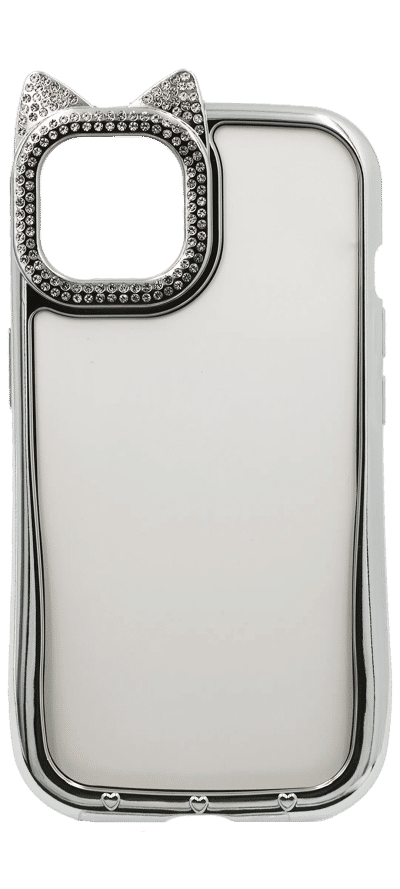 Чохол силіконовий CatCam для iPhone 14/13 Silver