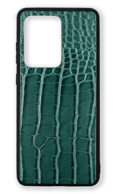 Skin Croco cover for Samsung S20 Ultra SM-G988B Green