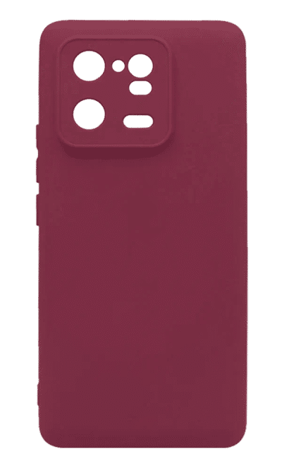 Чохол Molan Silicone для Xiaomi 13 Pro Bordo