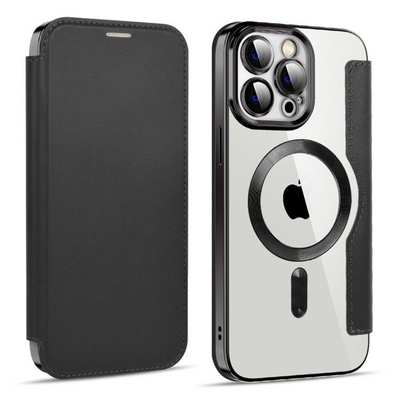 Smart Chrome Mag case for iPhone 15 Pro 6.1 black