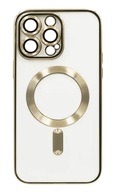 Чохол силіконовий Electroplating Magsafe для iPhone 15 Pro Gold
