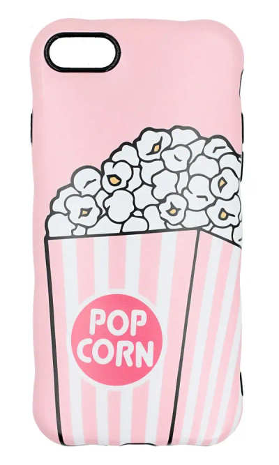 Silicone Case for iPhone Print 8/7 Pop Corn