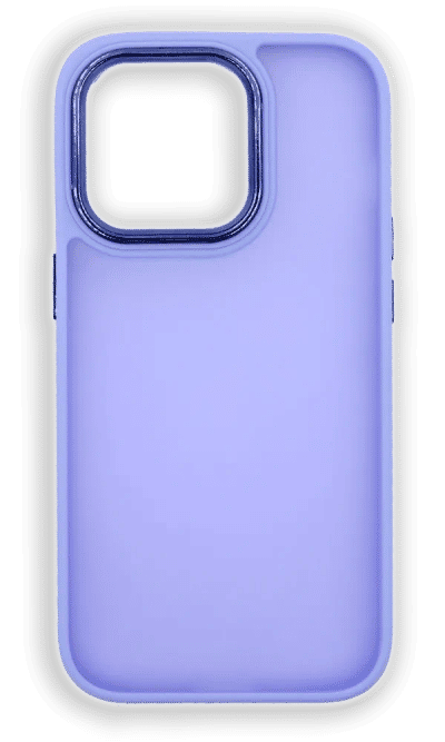 Shadow Matt Metal Buttons cover for iPhone 14 Pro Max Violet