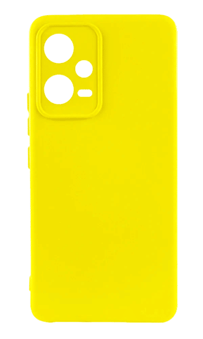 Molan Silicone case for Xiaomi Redmi Note 12 5G/Poco X5 Pro Yellow