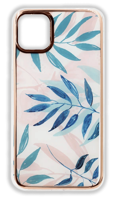 Чохол-накладка Leaf Grass для iPhone 11 Pink/Green