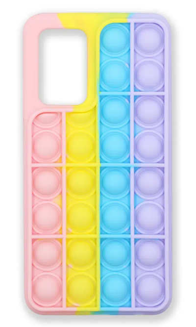 Case silicone 3D Pop It for Samsung A72 SM-A725F / A72 SM-A726F Pink / Viola