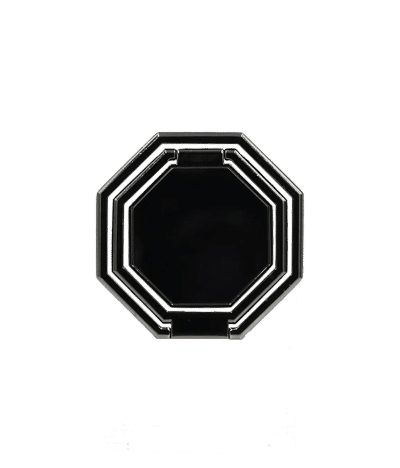 Stand-holder Ring Holder Octagon Black