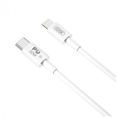 Кабель Type-C to Lightning 2м XO NB-Q189B 20W White