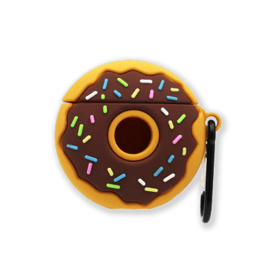 Cover for AirPods 3D Donut Brown