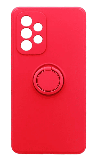 Case silicone Matte Color Buttons + RingHolder Samsung A33 SM-A336F Red