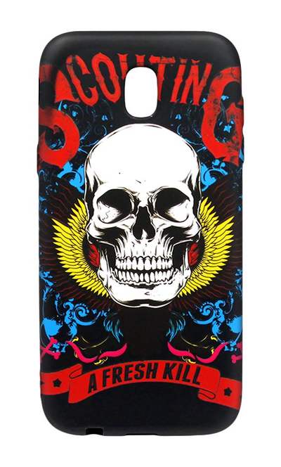 Silicone Case for HQ Print Samsung J5 2017 SM-J530F Skull 7