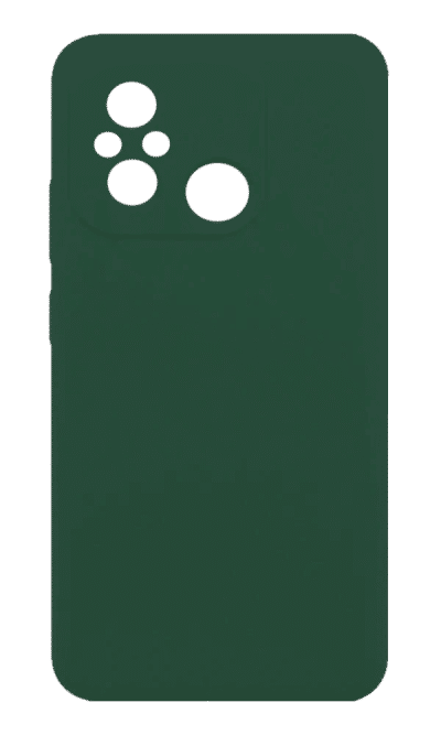 Чохол Molan Silicone для Xiaomi Redmi 12С/11A Green