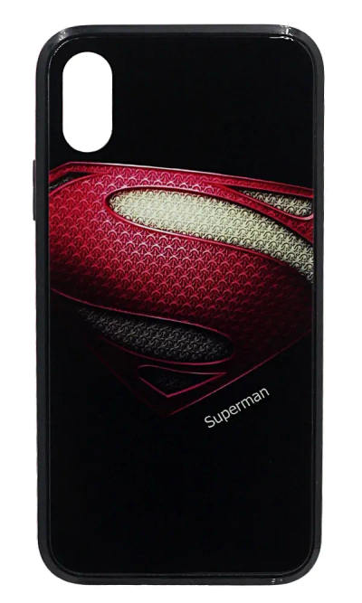 Чохол-накладка SuperM Glass для iPhone XS Max Black